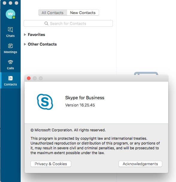 update lync to skype for business on mac